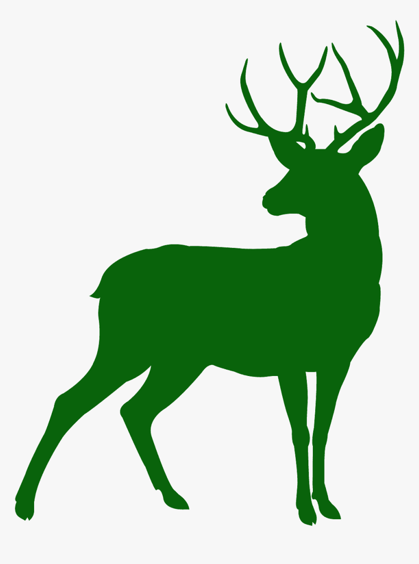 Deer Silhouette, HD Png Download