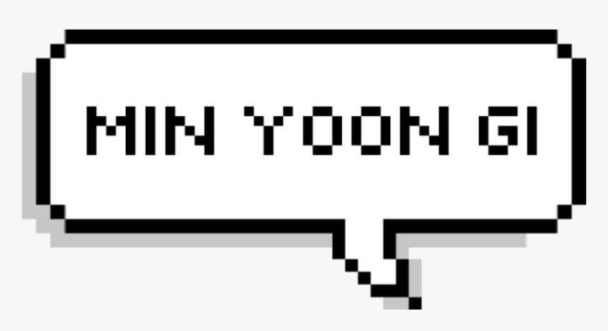 ## Freetoedit #png #text #massage #tag #pixel #tumblr - Bts Pixel Speech Bubble Png, Transparent Png