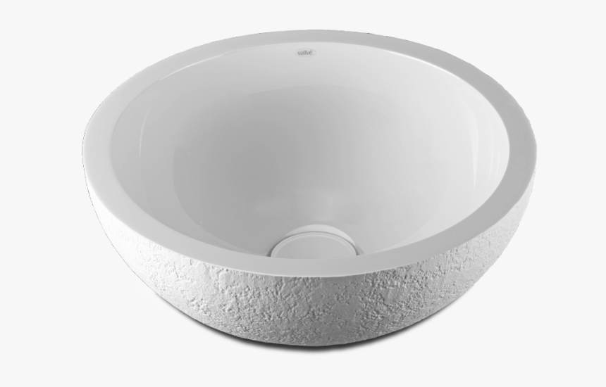 Round Washbasin With External Texture - Bathroom Sink, HD Png Download