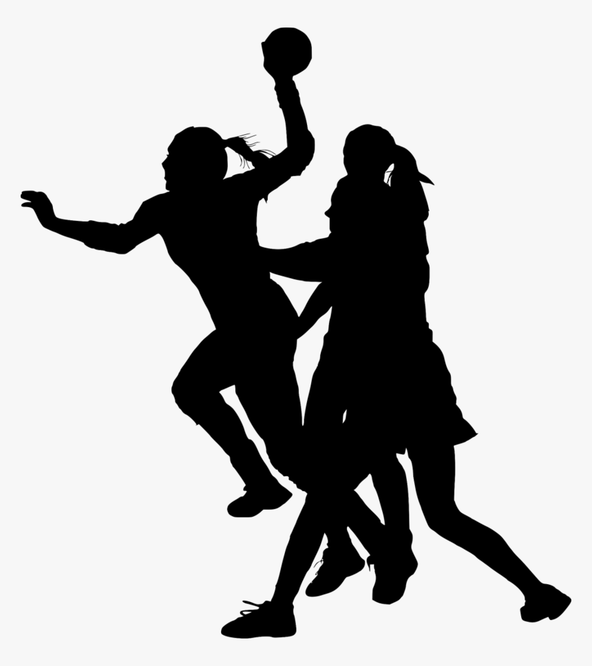 Transparent Bride Groom Silhouette Png - Handball Png, Png Download