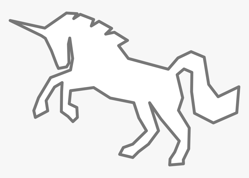 Hashtag Bg Resume Transparent - Unicorn Line Drawings Png, Png Download