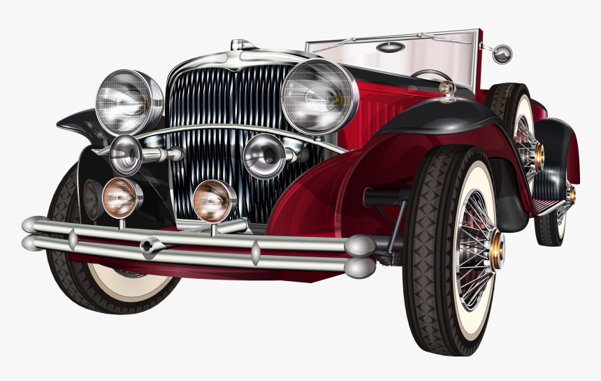 Фотки Train Illustration, Car Drawings, Car Painting, - Car Vintage Classic Png, Transparent Png