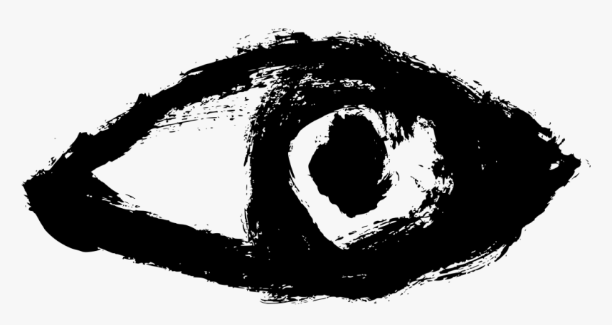 Eye Drawing White No Background, HD Png Download