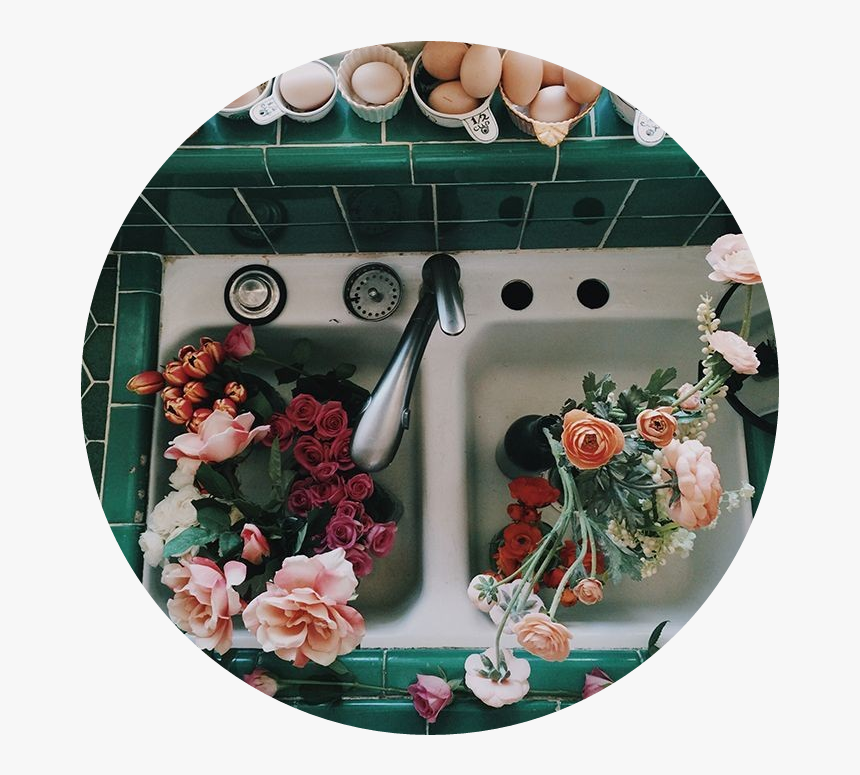 Flowers In Sink Aesthetic, HD Png Download