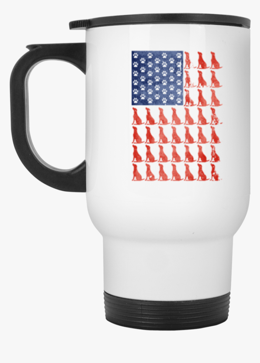 Red Dog Blue Paw Flag, HD Png Download