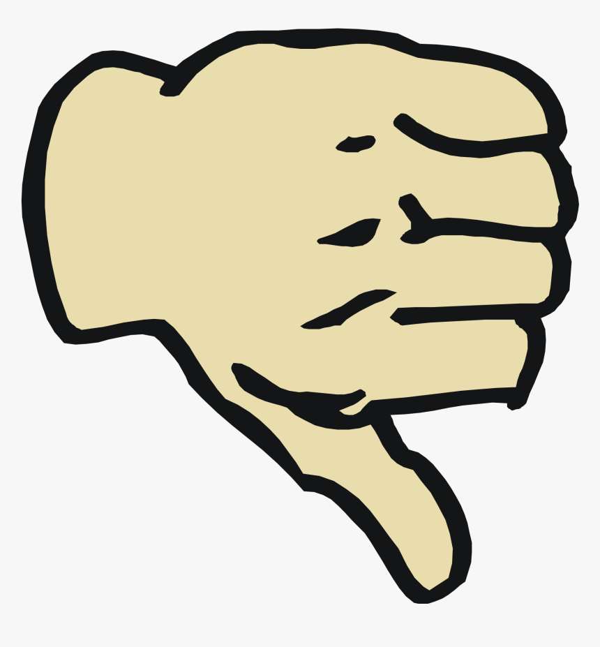 Thumbs Down To Arsonists - Clip Art Thumb Down, HD Png Download