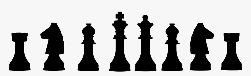 Game - Chess Pieces Lined Up, HD Png Download