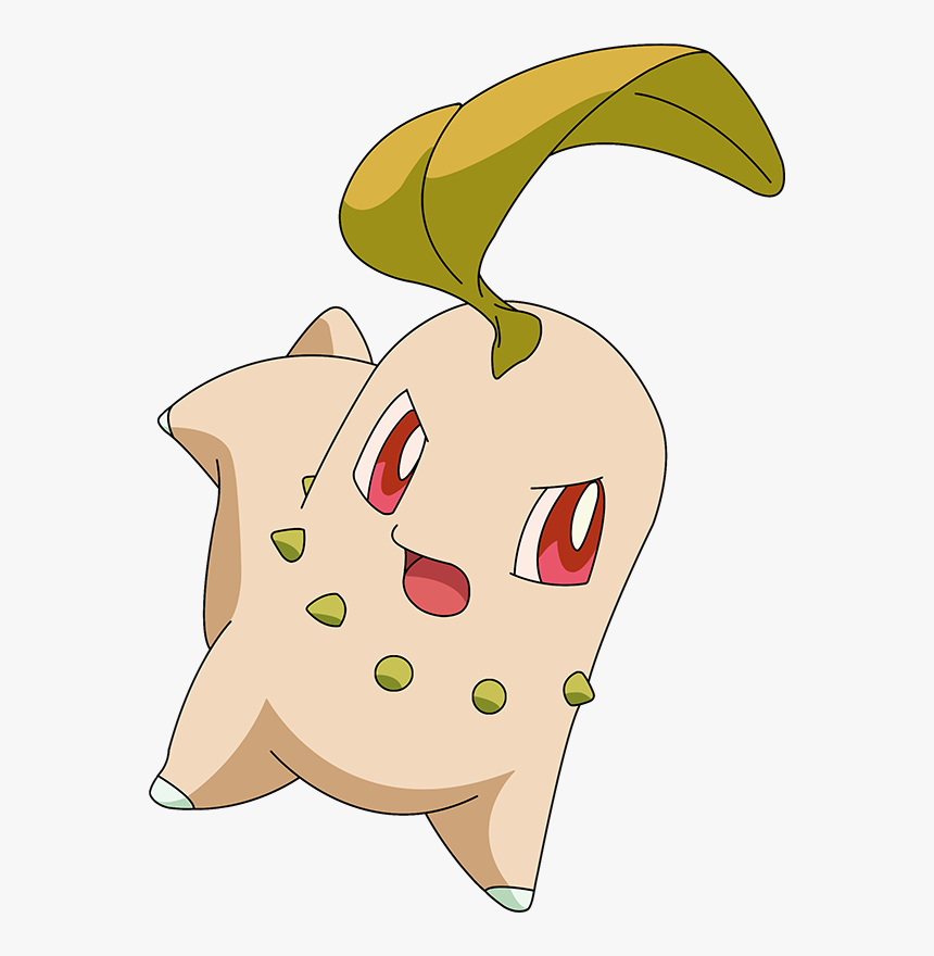 Pokemon Chikorita Png, Transparent Png