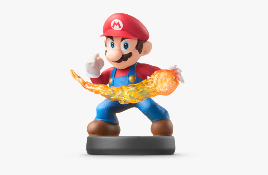 Super Smash Bros Mario Amiibo, HD Png Download
