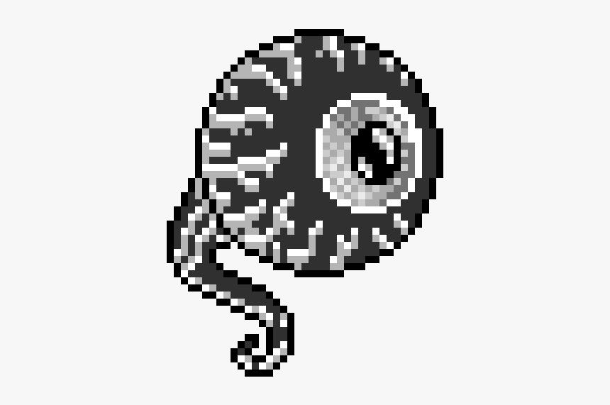 Black And White Eye Pixel, HD Png Download