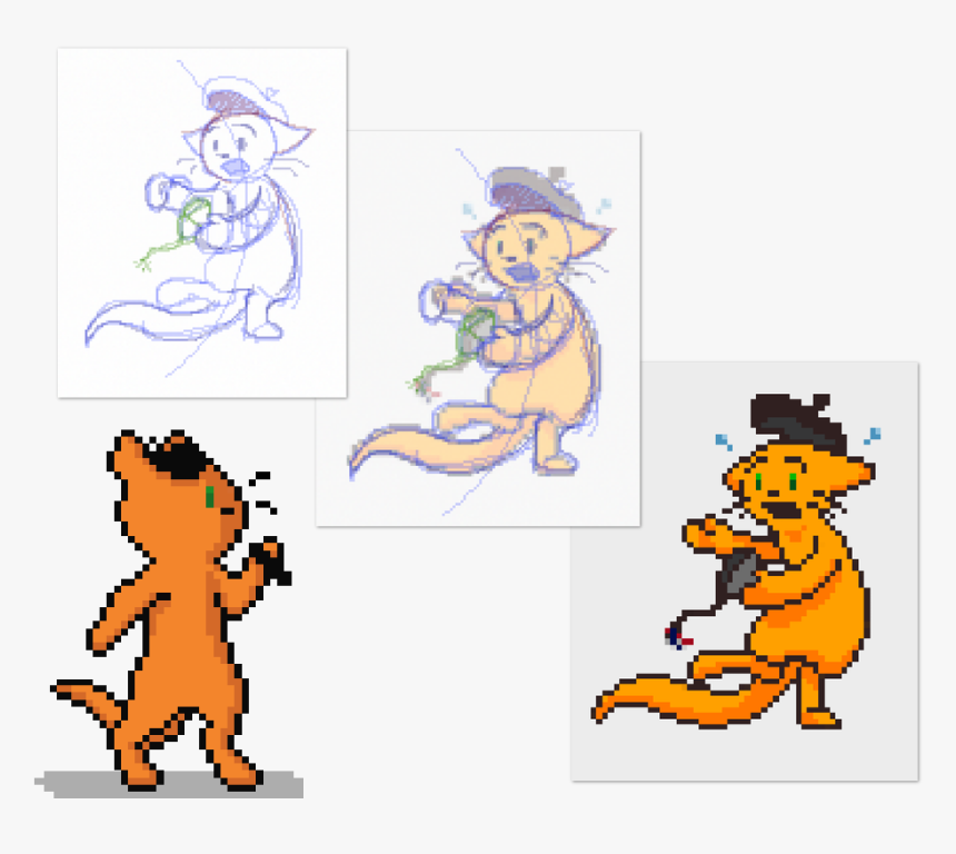 As Such, The Enemy Is Represented Through Sprite-art - Has Cupquake, HD Png Download