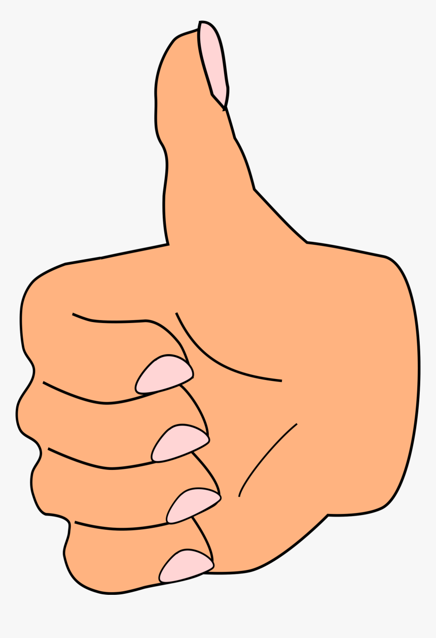 Thumbs Up Clipart Free Images Transparent Png - Thumb Clipart, Png Download