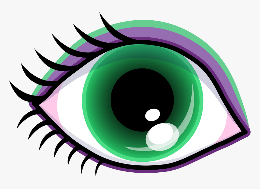 Eyeball Eye Clip Art Black And White Free Clipart Images, HD Png Download