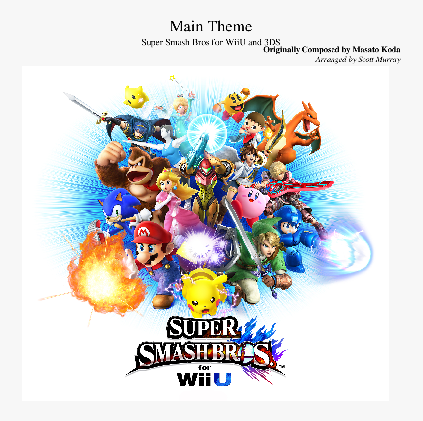 Transparent Cloud Smash 4 Png - Super Smash Bros Wii U Png, Png Download