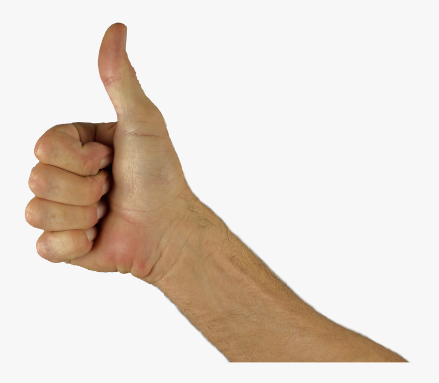 Thumbs Up Hand Transparent, HD Png Download