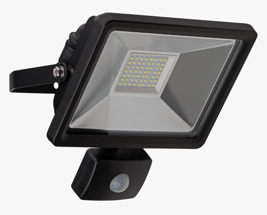 Led Flood Light Transparent - Sensor Floodlights Png, Png Download