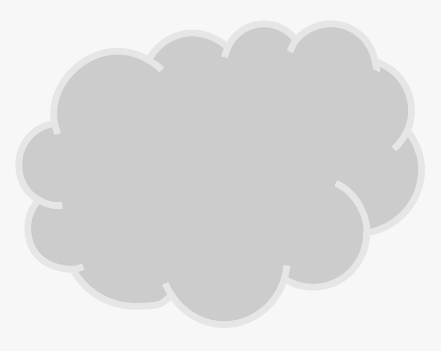Clouds Clipart Gray - صورة غيمه, HD Png Download