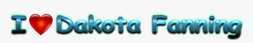Dakota Fanning Love Name Heart Design Png - Heart, Transparent Png