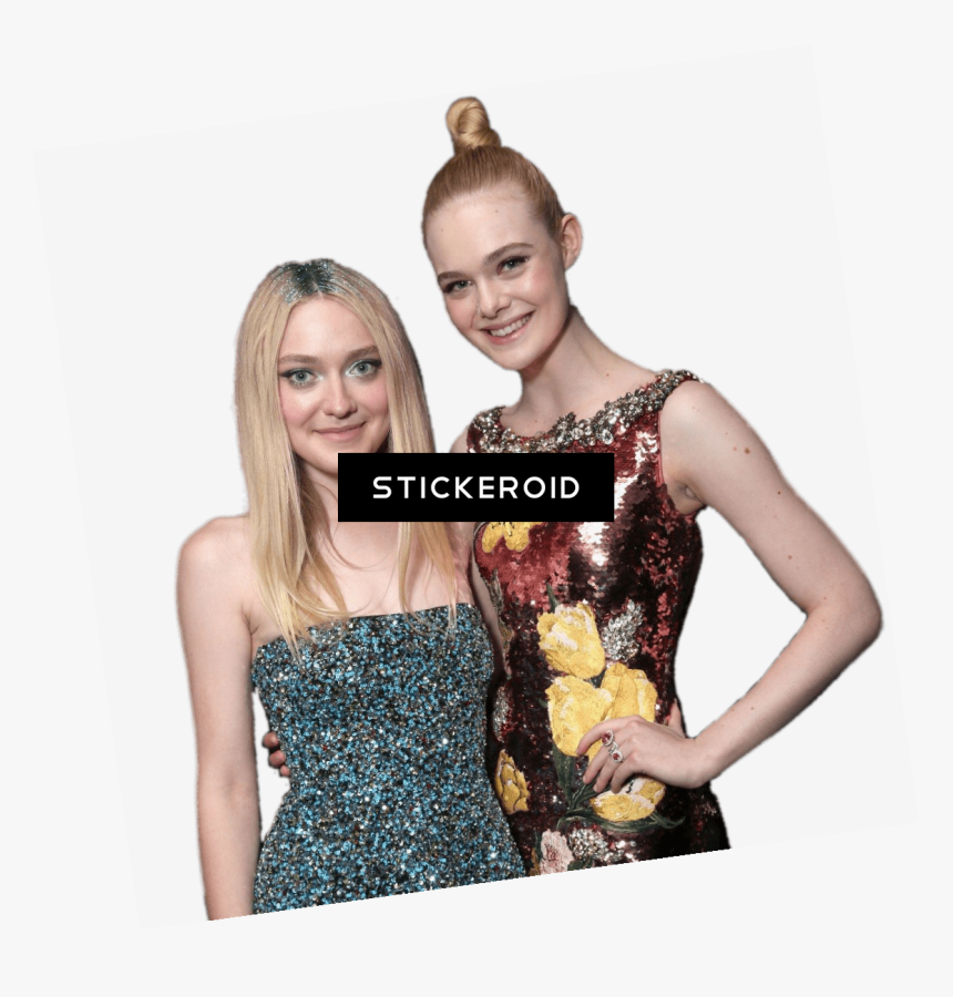 Elle Fanning And Sister Dakota - Photo Shoot, HD Png Download