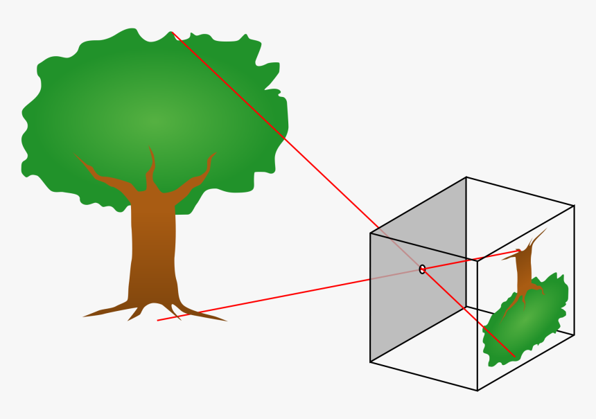 Supporting Image - Does A Pinhole Camera Work, HD Png Download