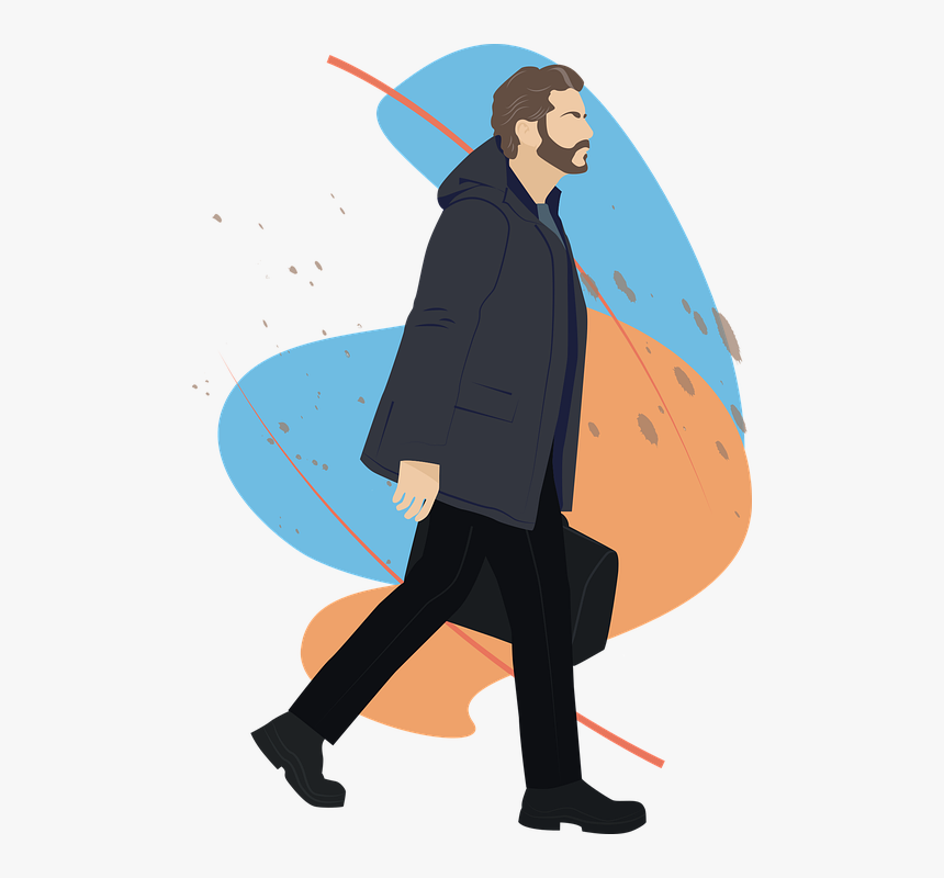 Man, Working, Business, Office, Work, People - Illustration, HD Png Download