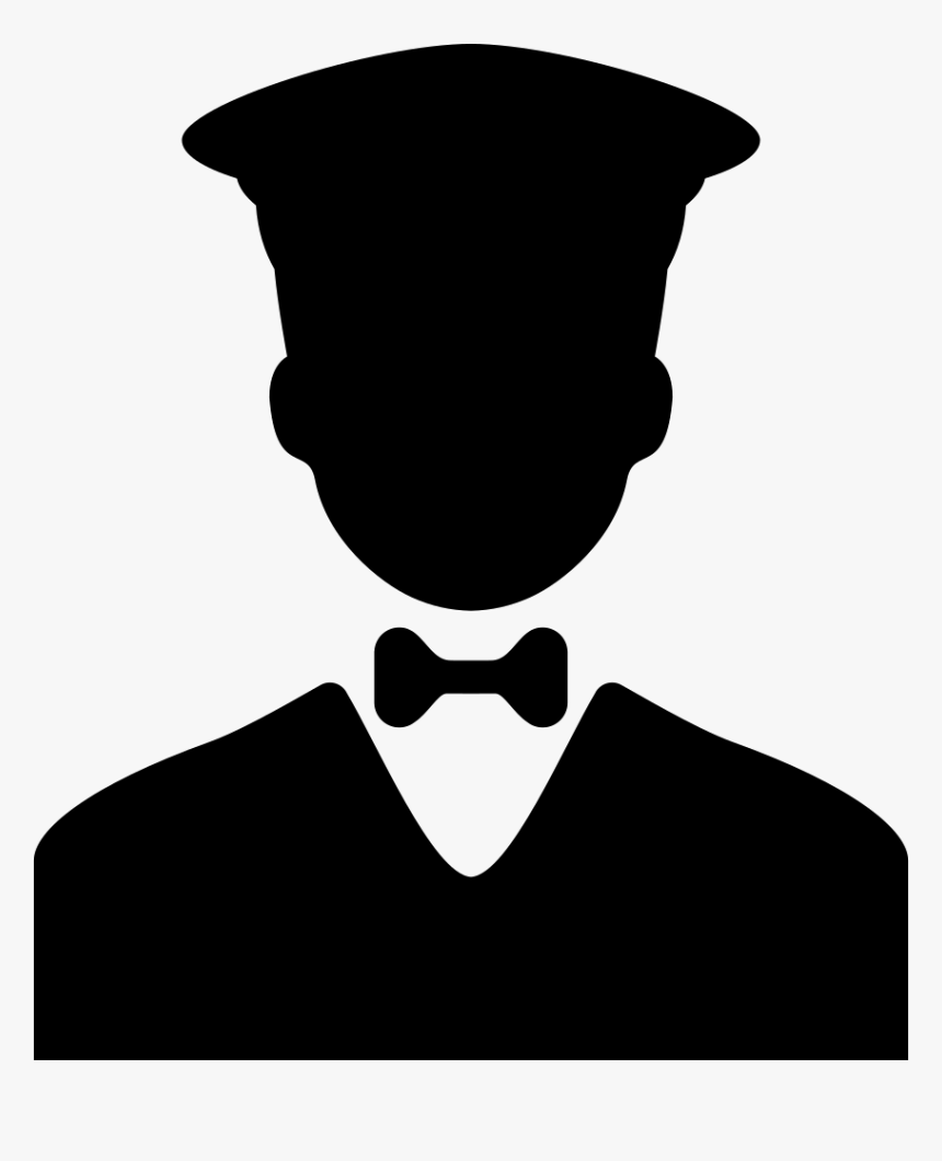 Working Man With A Bow And A Hat - Customer Image Black And White, HD Png Download