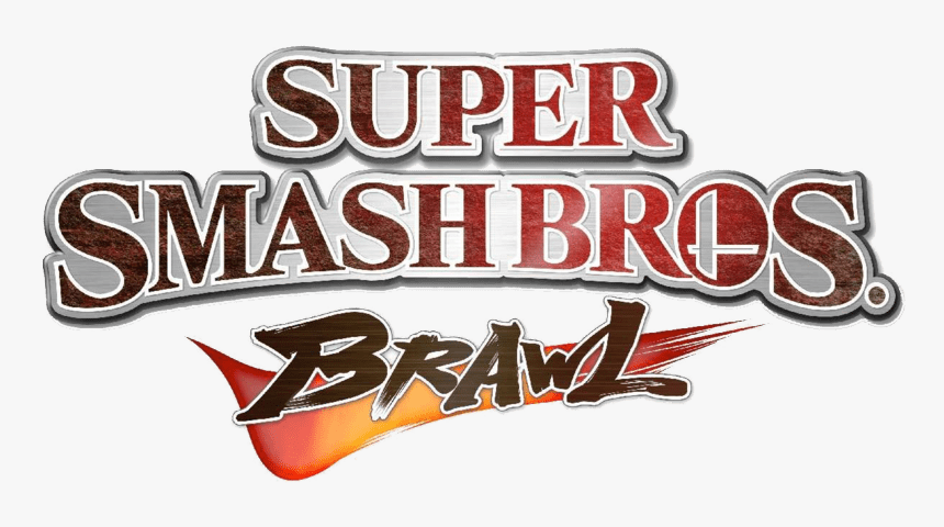 Super Smash Bros Brawl Logo, HD Png Download