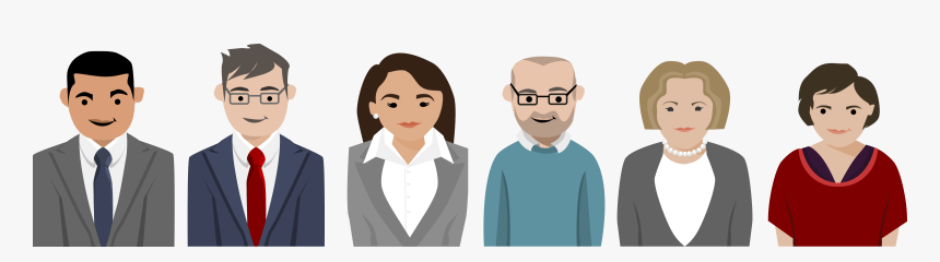 Transparent Working Man Clipart - Business People Vector Png, Png Download