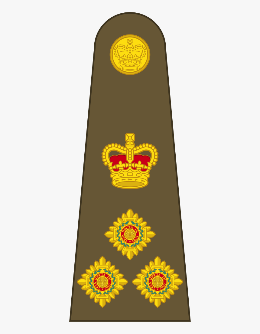 Clip Art British Army Rank Insignia - British Army General Rank, HD Png Download