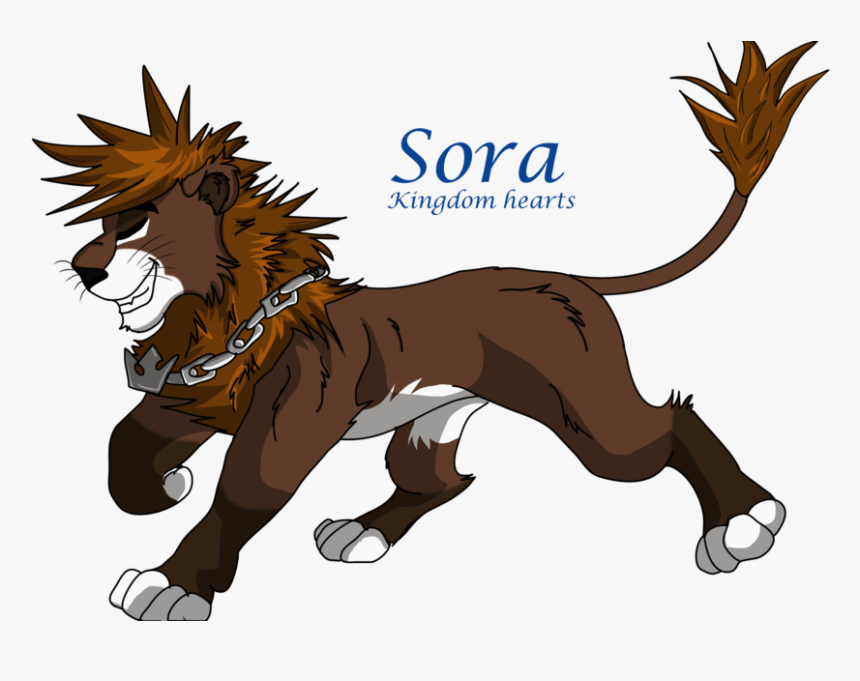 Transparent Lion Cub Png - Sora Kingdom Hearts Lion King, Png Download