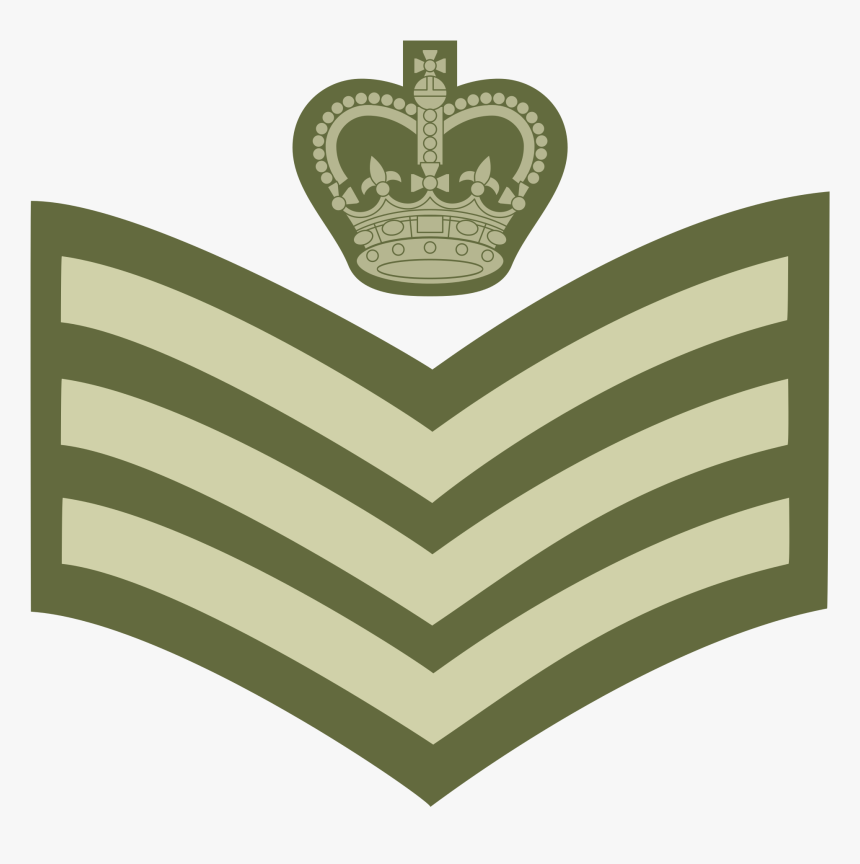 Insignia Of Staff Sergeant Rank - Sergeant Logo British Army, HD Png Download