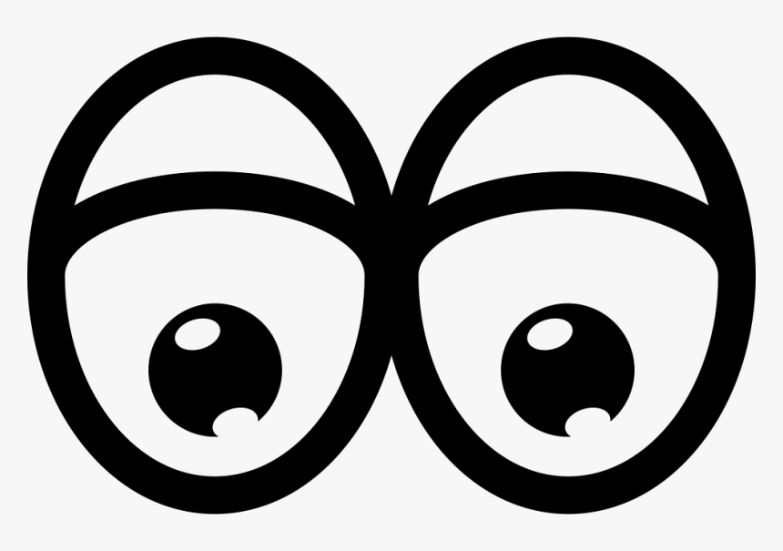 Transparent Googly Eyes Png - รูป วาด ตา การ์ตูน, Png Download