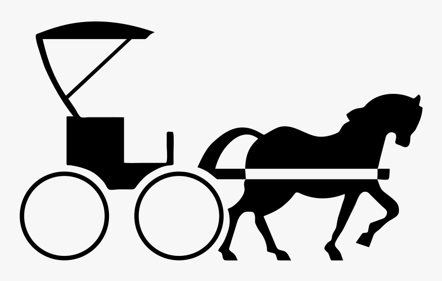 Horse Drawn Carriage Clipart Transparent Horse And Buggy Clip Art Hd Png Download Transparent Png Image Pngitem