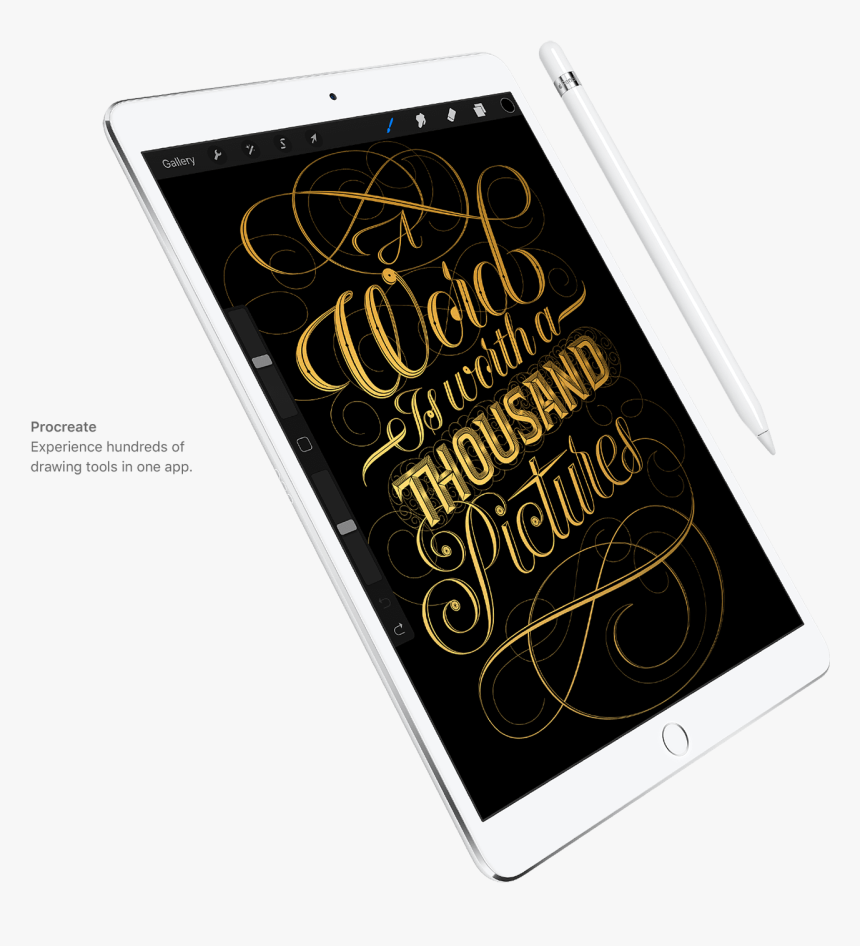 Ipad-pro Q317 Apple Pencil - Gadget, HD Png Download