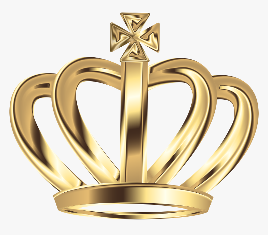 Outstanding Crown Clip Art - King Crown Gold Clipart, HD Png Download