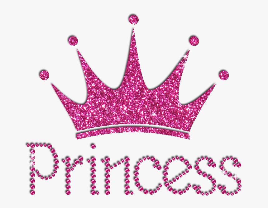 Accessory,line,hair - Pink Glitter Crown Clipart, HD Png Download
