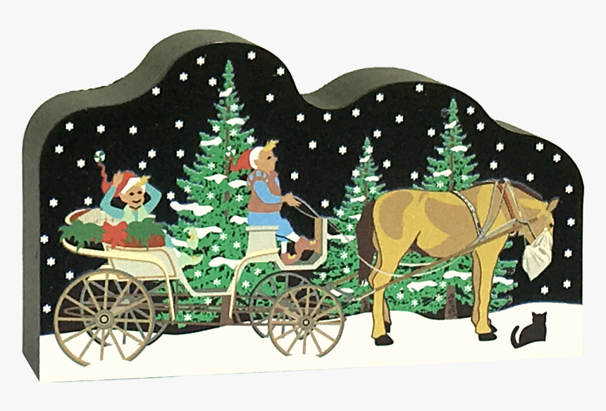 Illustration - Horse And Buggy, HD Png Download