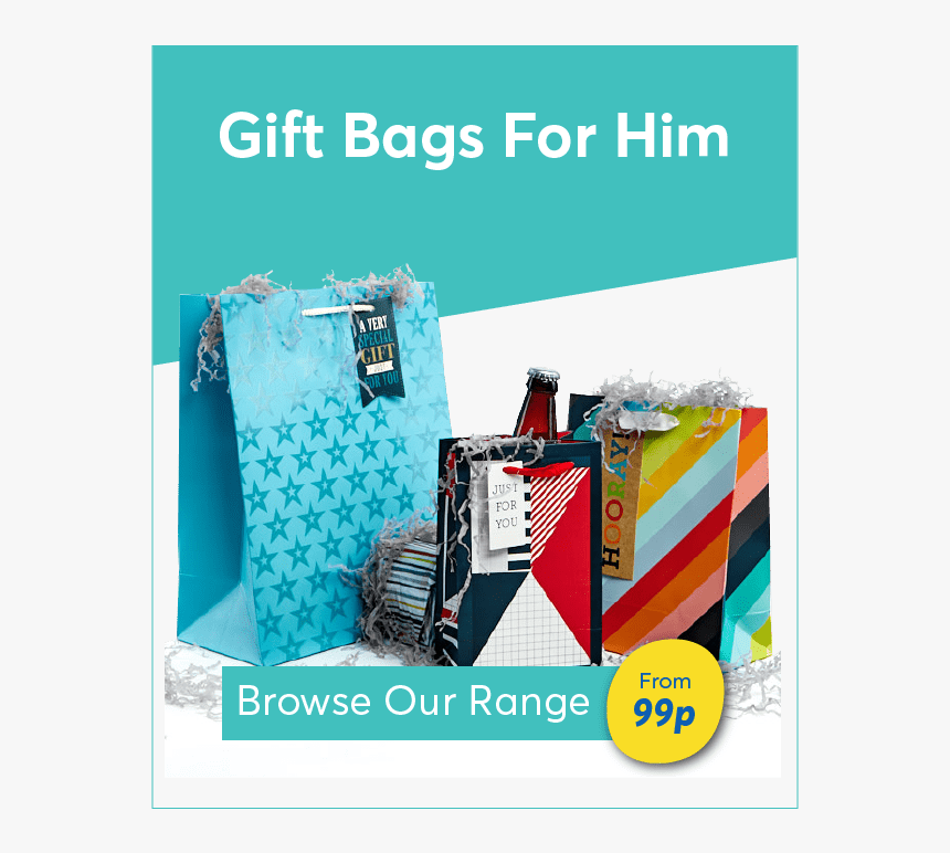 Gift Bags And Wrap For Him - Flyer, HD Png Download