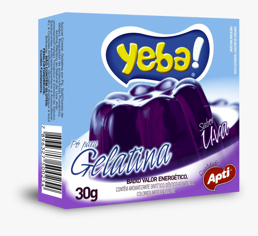 Gelatina Yeba Uva, HD Png Download