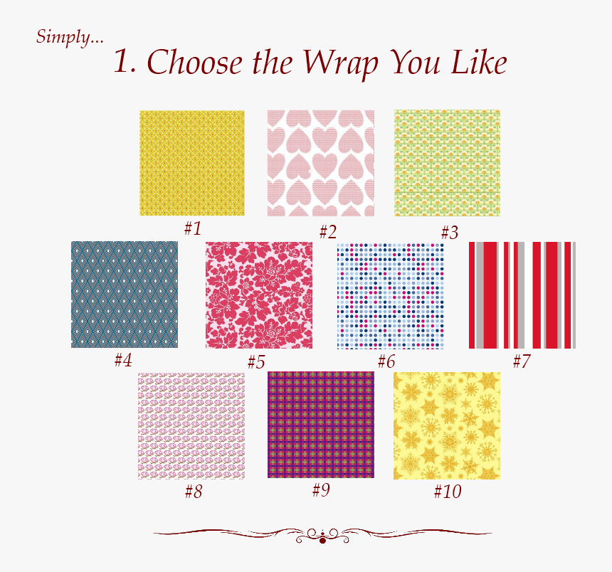 Free Gift Wrap - Motif, HD Png Download