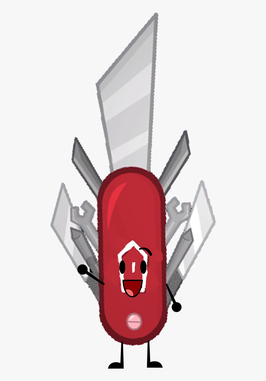 Swiss Army Knife With Knifes And Stuff, HD Png Download