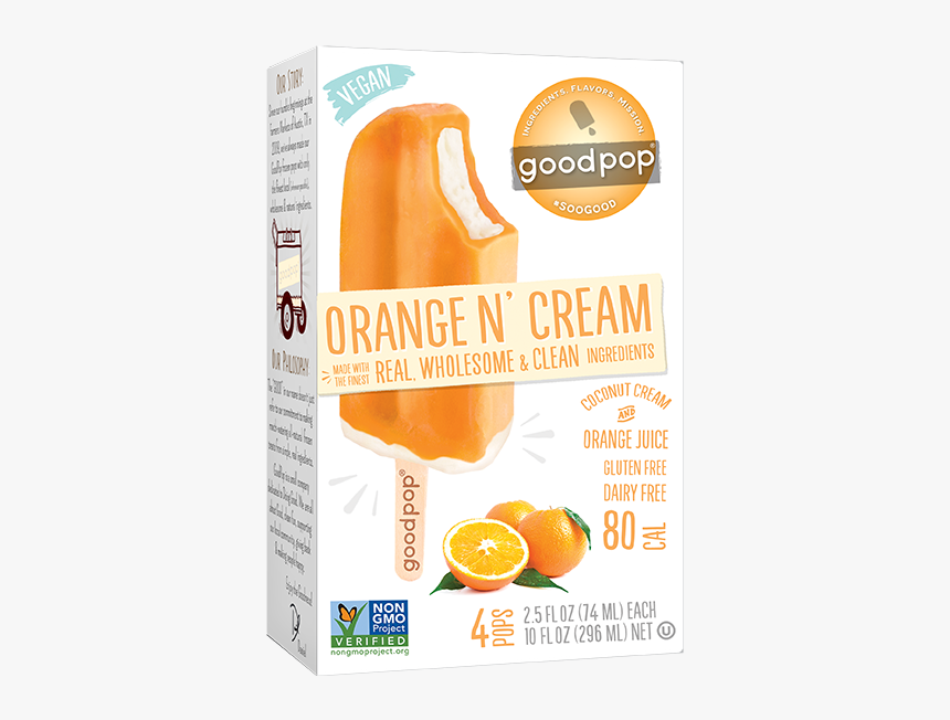 Goodpop Orange And Cream, HD Png Download