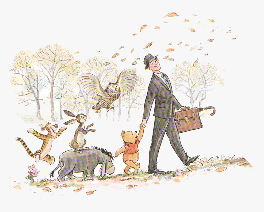 Again A Charming, Brief Adaptation Of The Longer Story - Christopher Robin A Boy A Bear, HD Png Download