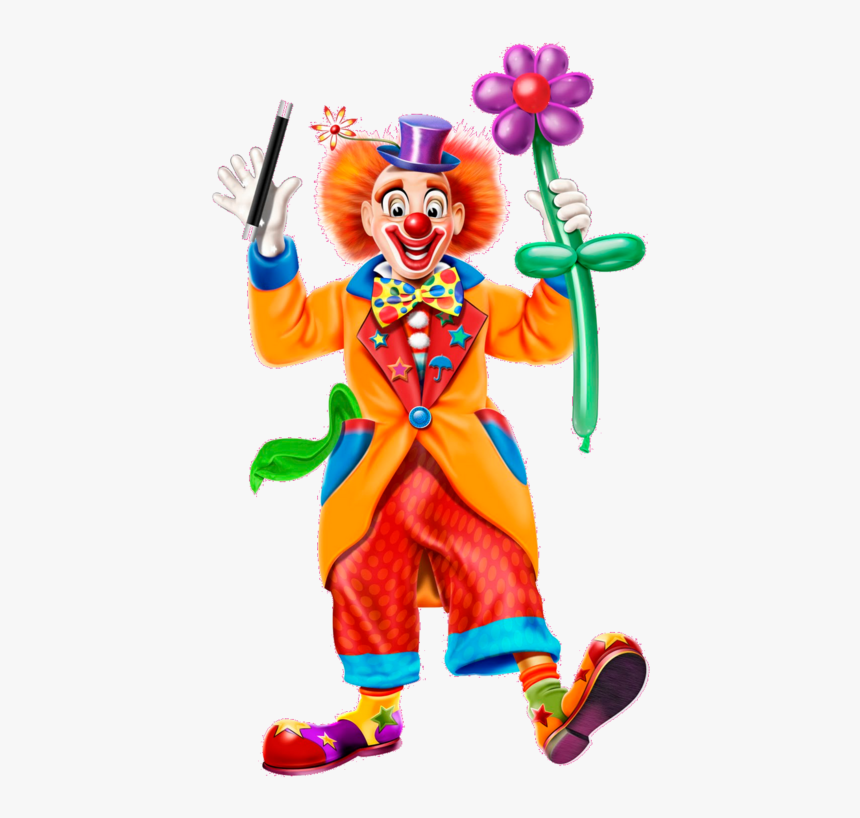 Transparent Balloon Animals Png - Clown Png, Png Download