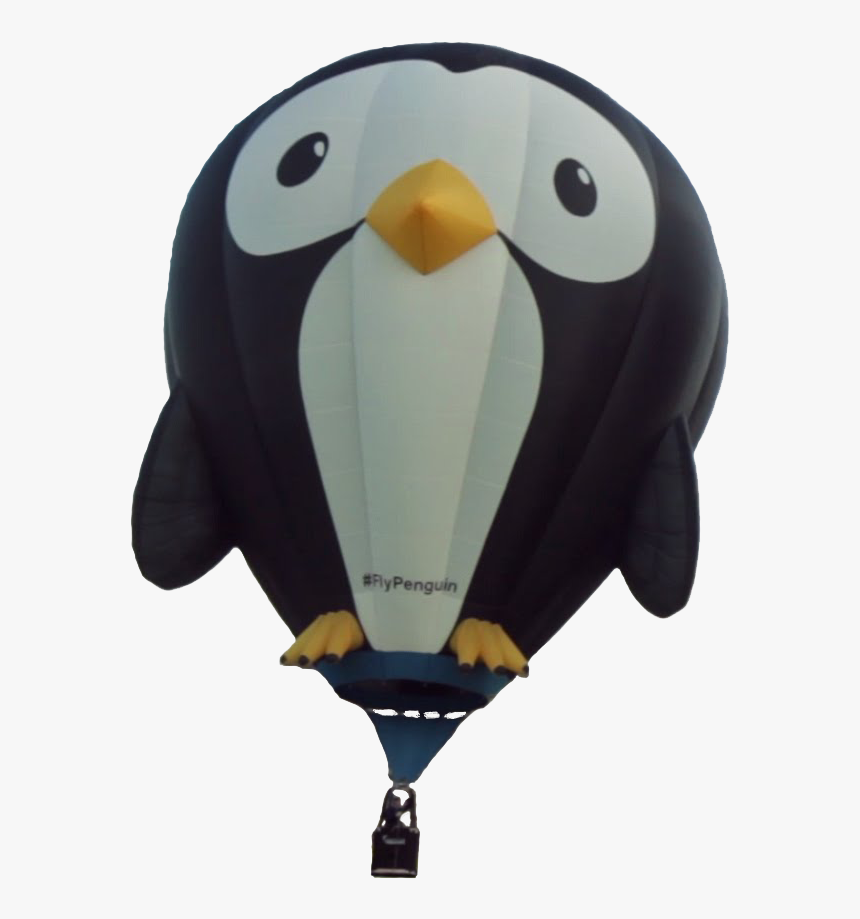 Clip Art Balloonfestival Com Penguins - Penguin Hot Air Balloon, HD Png Download