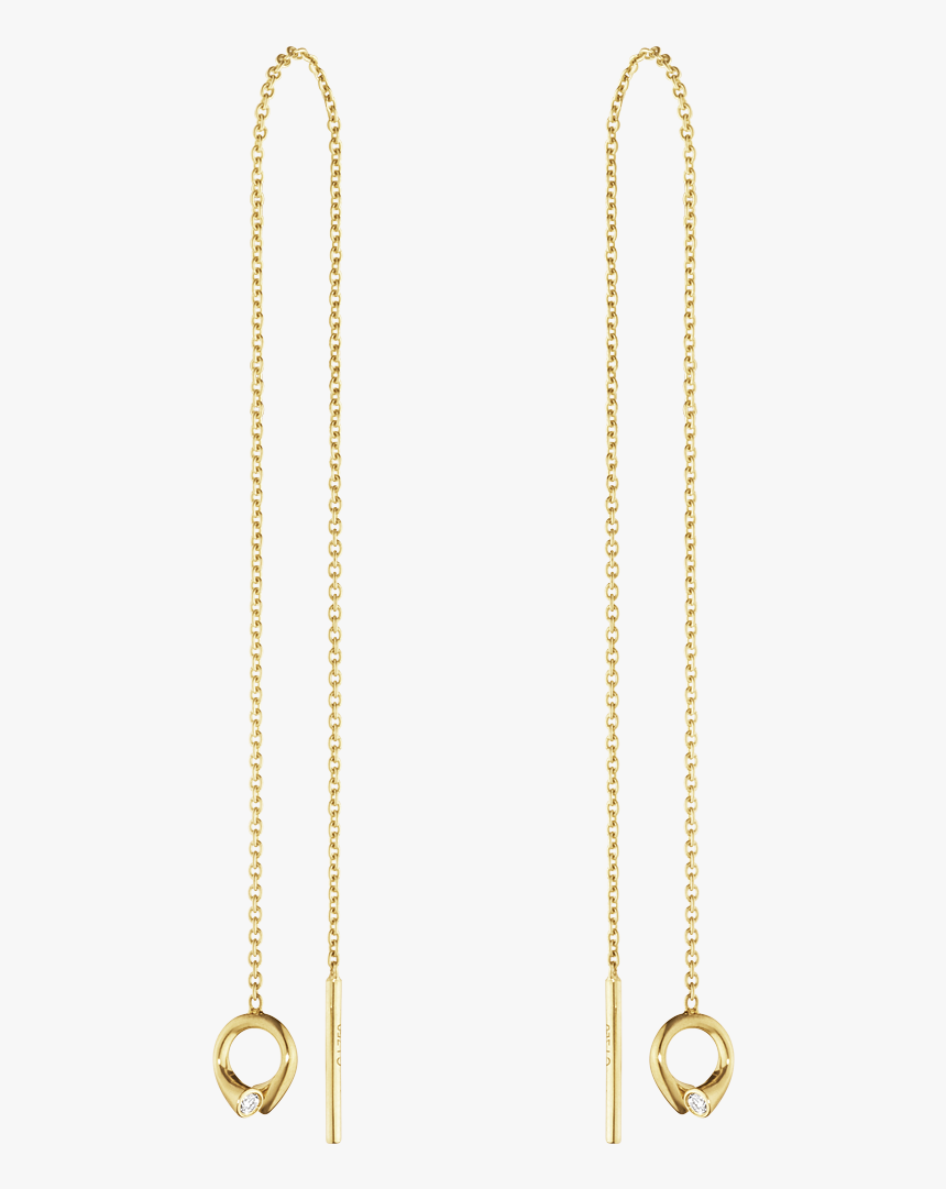 Yellow Gold With Diamonds - Earrings, HD Png Download