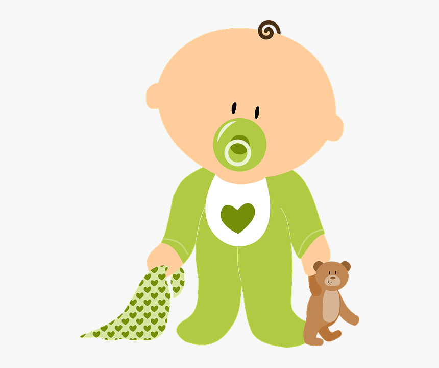 Baby With Pacifier Clipart, HD Png Download