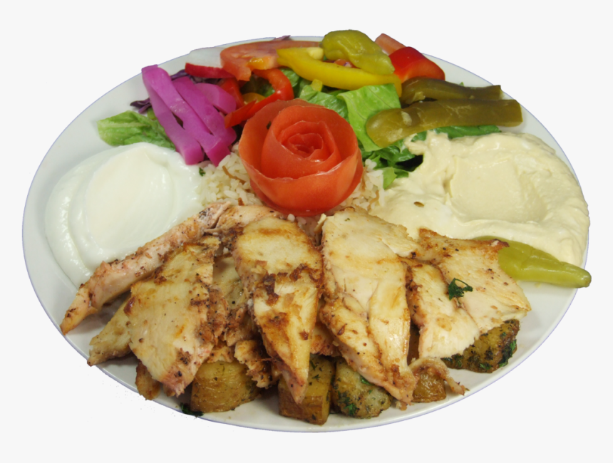 Shawarma Chicken Copy - Chicken Platter Shawarma Png, Transparent Png