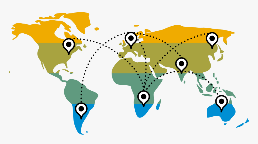 Map Of Earth Clip Art, HD Png Download
