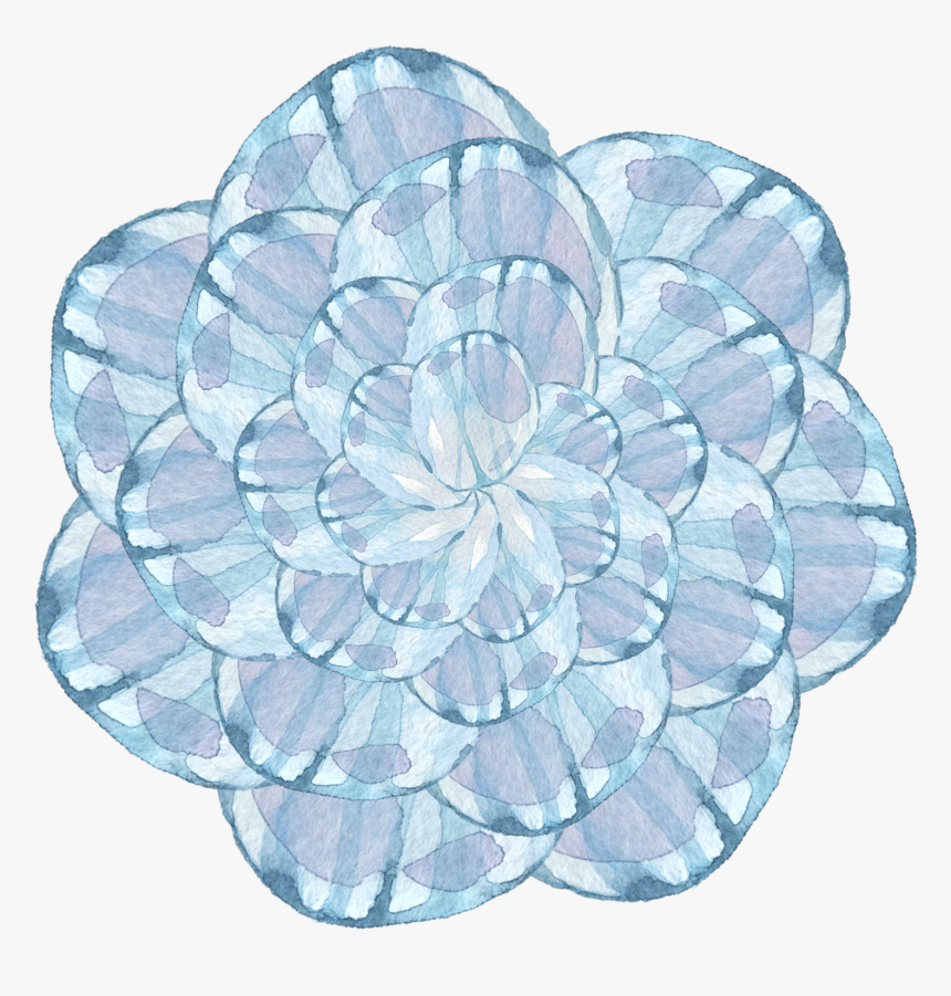 Simple Stylish Decorative Watercolor Png And Psd - Dahlia, Transparent Png